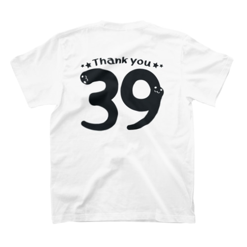 バックプリント 39 Thank youA Regular Fit T-Shirt