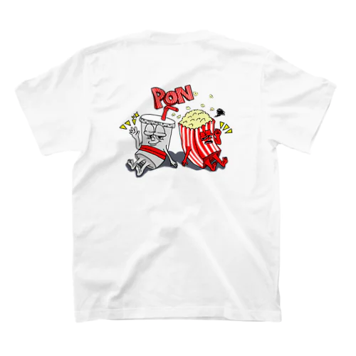 Drink&Popcorn スタンダードTシャツ