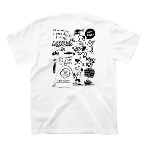 【両面】釣りに行きませんか? スタンダードTシャツ