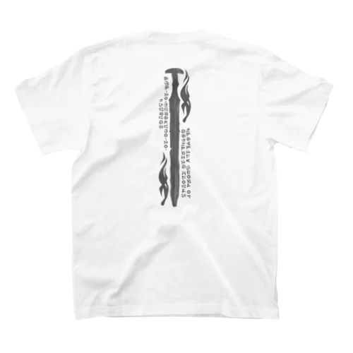 Abraham KusanagiSwordBigLogoグラフィックT スタンダードTシャツ