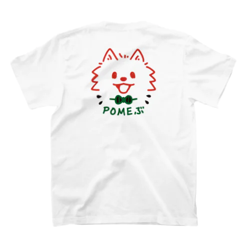 バックプリント POMEぶ Cスイカ Regular Fit T-Shirt