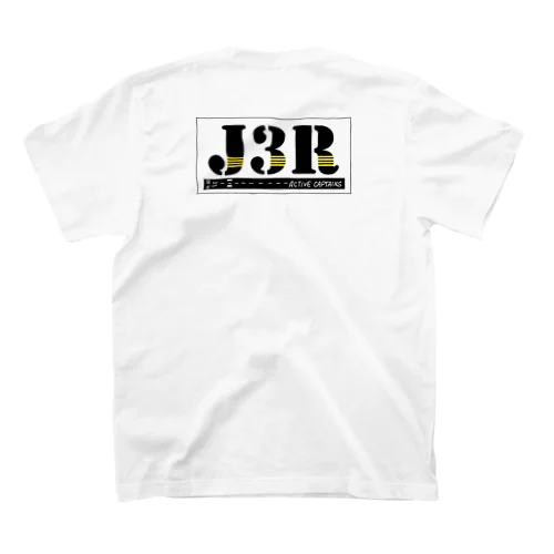 背面ロゴ！【J3Rロゴ（TFJAバージョン:３ｃｈ手書き滑走路） 】 スタンダードTシャツ