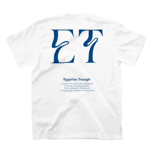 E T blue スタンダードTシャツ