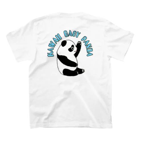 Kawaii Baby Panda　(子パンダさん) バックプリント Regular Fit T-Shirt