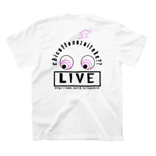 いいのちこLIVEロゴシリーズ・黒 Regular Fit T-Shirt