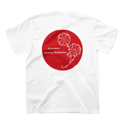 秋桜　Re（背面） Regular Fit T-Shirt