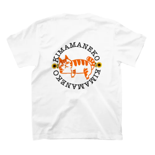 喜満満猫【kimamaneko】 Regular Fit T-Shirt