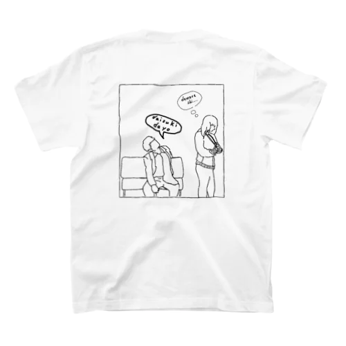 DAMARESHI(白) Regular Fit T-Shirt