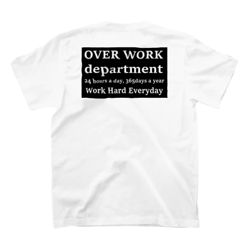 OVERWORK,HARDWORK Regular Fit T-Shirt