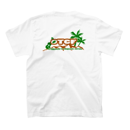 音もだちとかめフェス(背面プリント) Regular Fit T-Shirt