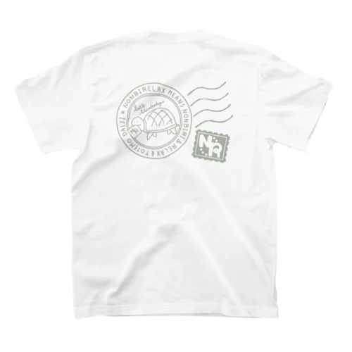 NONBIRelax 切手ぽいやつ（green） スタンダードTシャツ