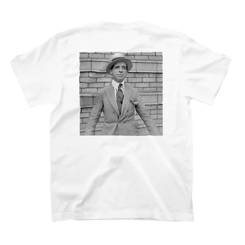  Charles Ponzi　サイン＋プリント（正面） Regular Fit T-Shirt