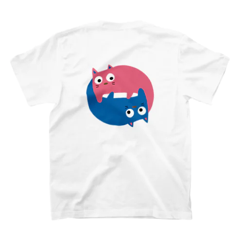 ２匹の猫　カラーA スタンダードTシャツ