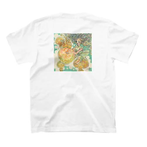 タコクラゲ back print スタンダードTシャツ