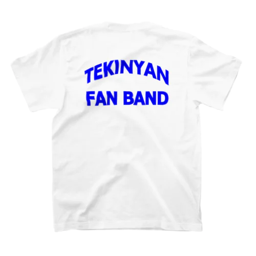 TEKINAN FAN BAND（ブルー印字） Regular Fit T-Shirt