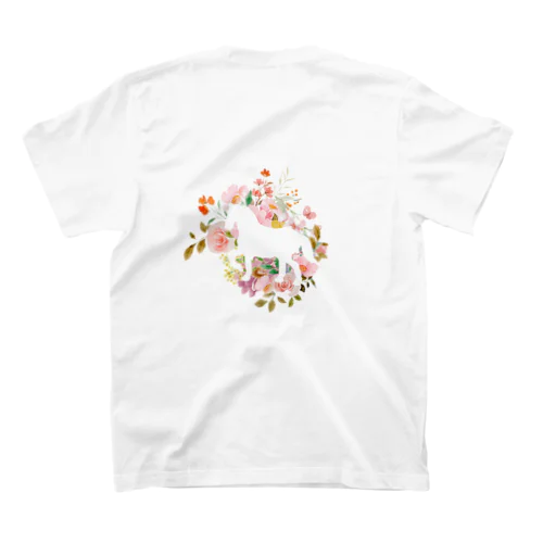 花馬の型抜き柄 Regular Fit T-Shirt