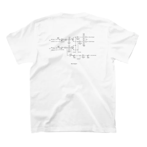 ブロックダイヤグラム スタンダードTシャツ