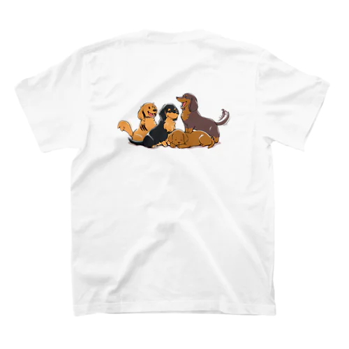 Four Dachshunds スタンダードTシャツ