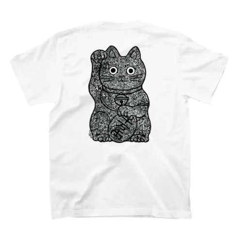 熔怪マネキネコ(背面プリント) スタンダードTシャツ