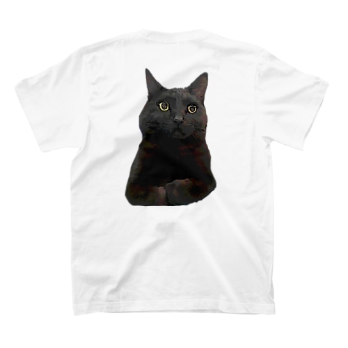 ぼんやり黒猫 Regular Fit T-Shirt