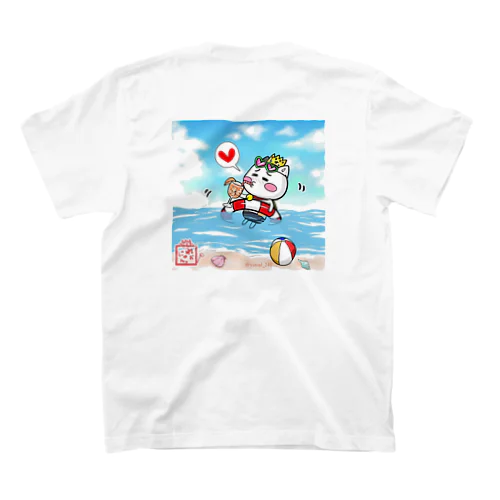 【夏サマー☆れぉにゃん～うきわ～】   Regular Fit T-Shirt