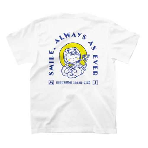 着ぐるみ 巳地蔵（雲）ｰSMILE バックプリントTｰ Regular Fit T-Shirt