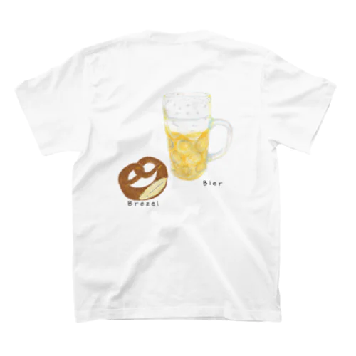 【背面】Brezel und Bier ／ブレッツェル＆ビール スタンダードTシャツ