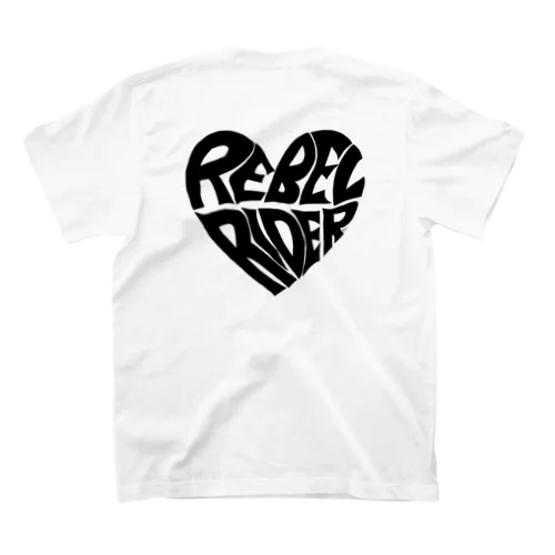 REBEL RIDER ロゴᎢ　バックプリントのみ Regular Fit T-Shirt