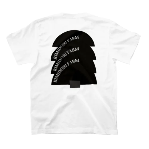 KIMIDORI FARM TREE black ver. スタンダードTシャツ