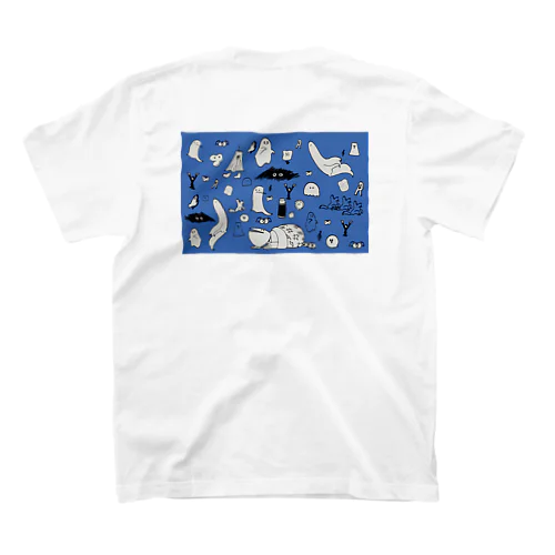 おばけパーティ（まえ・うしろ） スタンダードTシャツ