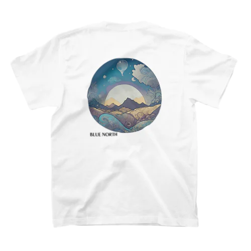 【BLUE NORTH】シャボン玉に写る風景 Regular Fit T-Shirt