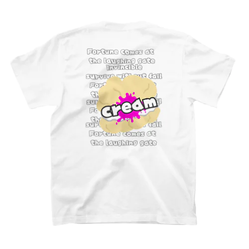 cream-f※※※- Regular Fit T-Shirt