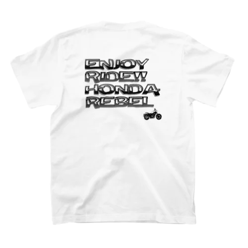 ENJOY&REBEL モノクロ Regular Fit T-Shirt