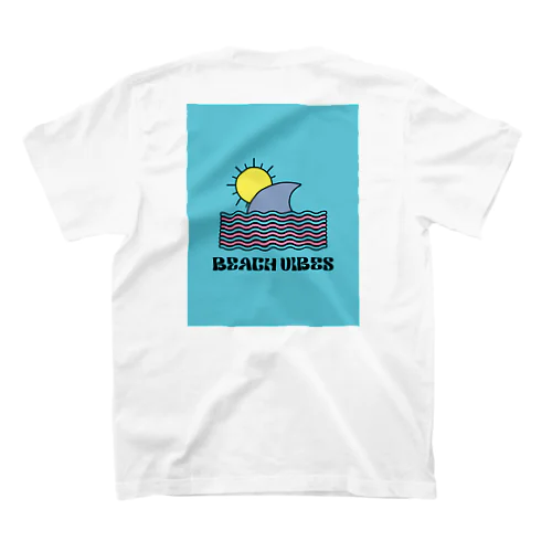 white beach vibesデザイン スタンダードTシャツ