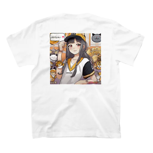 阪神タイガース　優勝　マスコット　トラ娘 スタンダードTシャツ