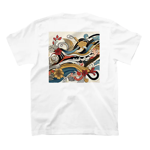 綺麗な和風柄 Regular Fit T-Shirt