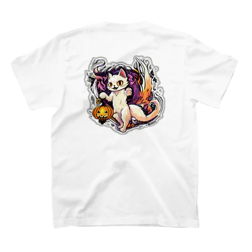 化け猫さん （背面） スタンダードTシャツ