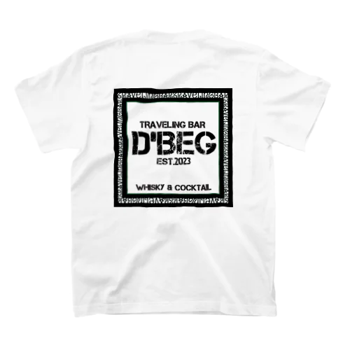 D'BEG Ver.モノクロ1 スタンダードTシャツ