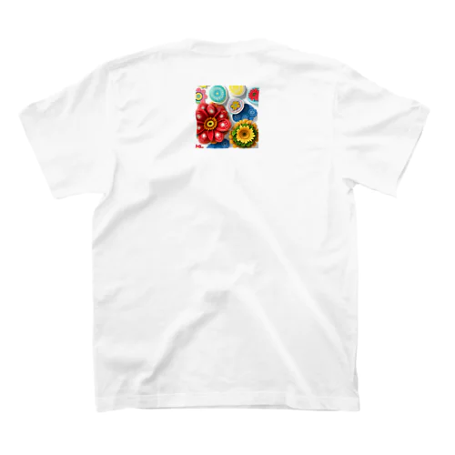 フラワー3D風 Regular Fit T-Shirt