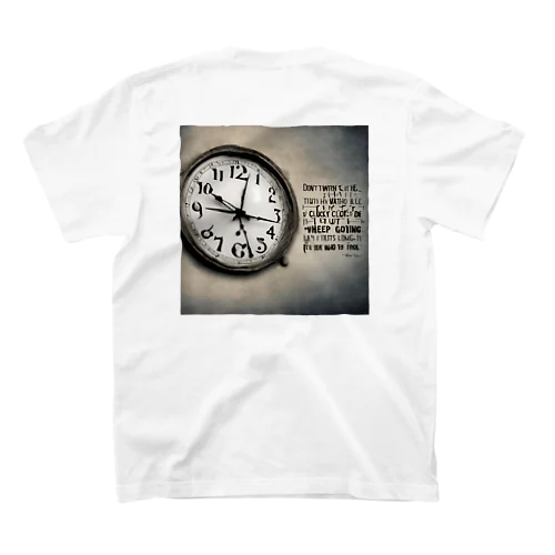 Don't watch the clock; do what it does. Keep going. スタンダードTシャツ