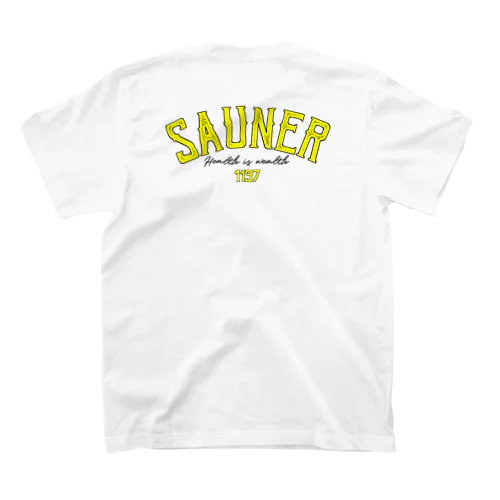 SAUNER1137 Yellow Regular Fit T-Shirt