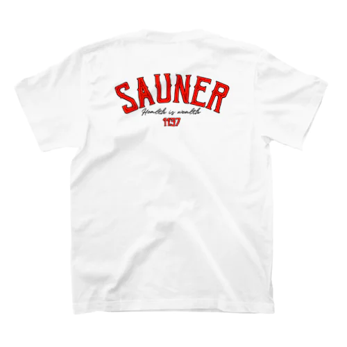 SAUNER1137 Red 티셔츠