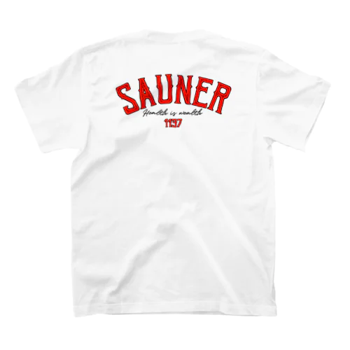 SAUNER1137 Red スタンダードTシャツ