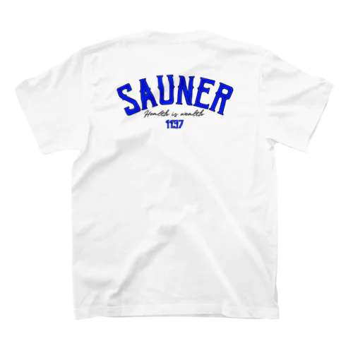 SAUNER1137 Blue Regular Fit T-Shirt