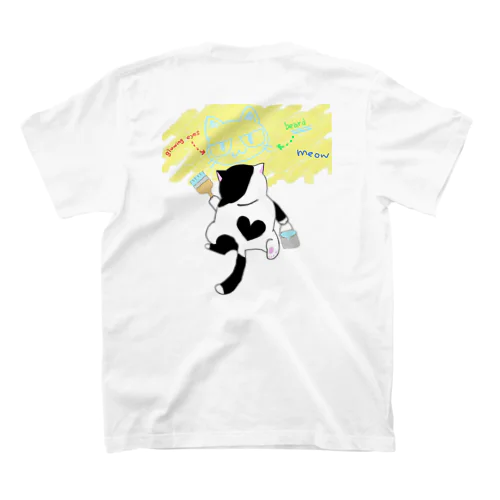 ART CAT   ハチワレ Regular Fit T-Shirt