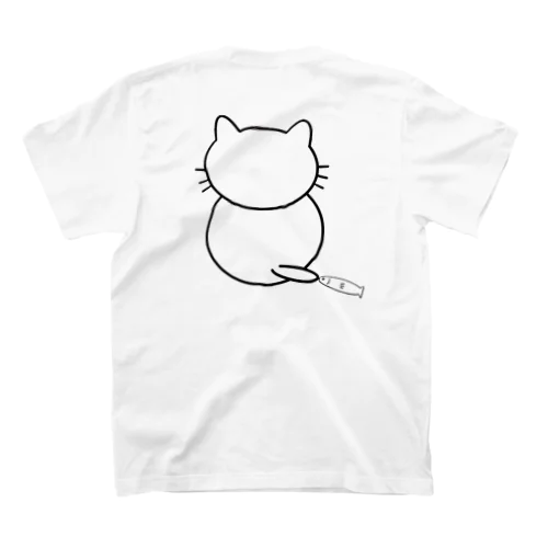 背中でお腹すいてますよと訴えるねこくん Regular Fit T-Shirt