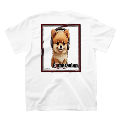 集まれ犬好き / Gathering Dog Lover (Pomeranian) ロングTシャツ、パーカーなど Regular Fit T-Shirt
