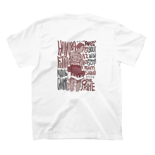 (バックプリント)"軍神アレス"藤田炎村オリジナルシャツ Regular Fit T-Shirt