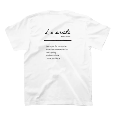 Le scale logo スタンダードTシャツ