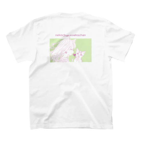 ネコチャン×ネコチャン(バックプリント) スタンダードTシャツ